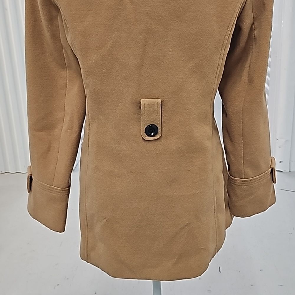 George Camel Tan Hooded Jacket, Size Medium - Picture 7 of 16